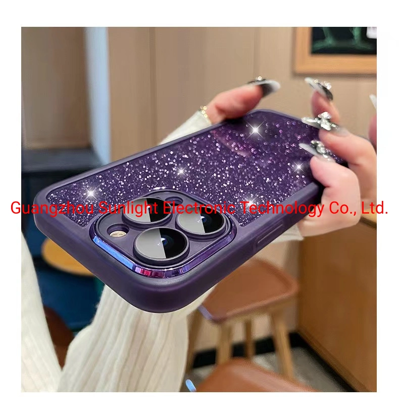 2023 New Mobile Phone Silicone Case with Glass Camera Protector for iPhone11/11 PRO/12/13/14/14 PRO